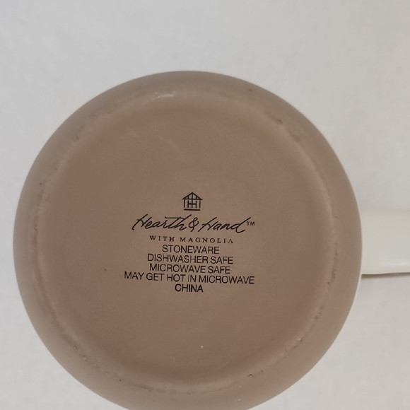 Hearth & Hand Cream Gold Stars Inscribe "Morning Beautiful" Coffee Tea Mug - Picture 9 of 9